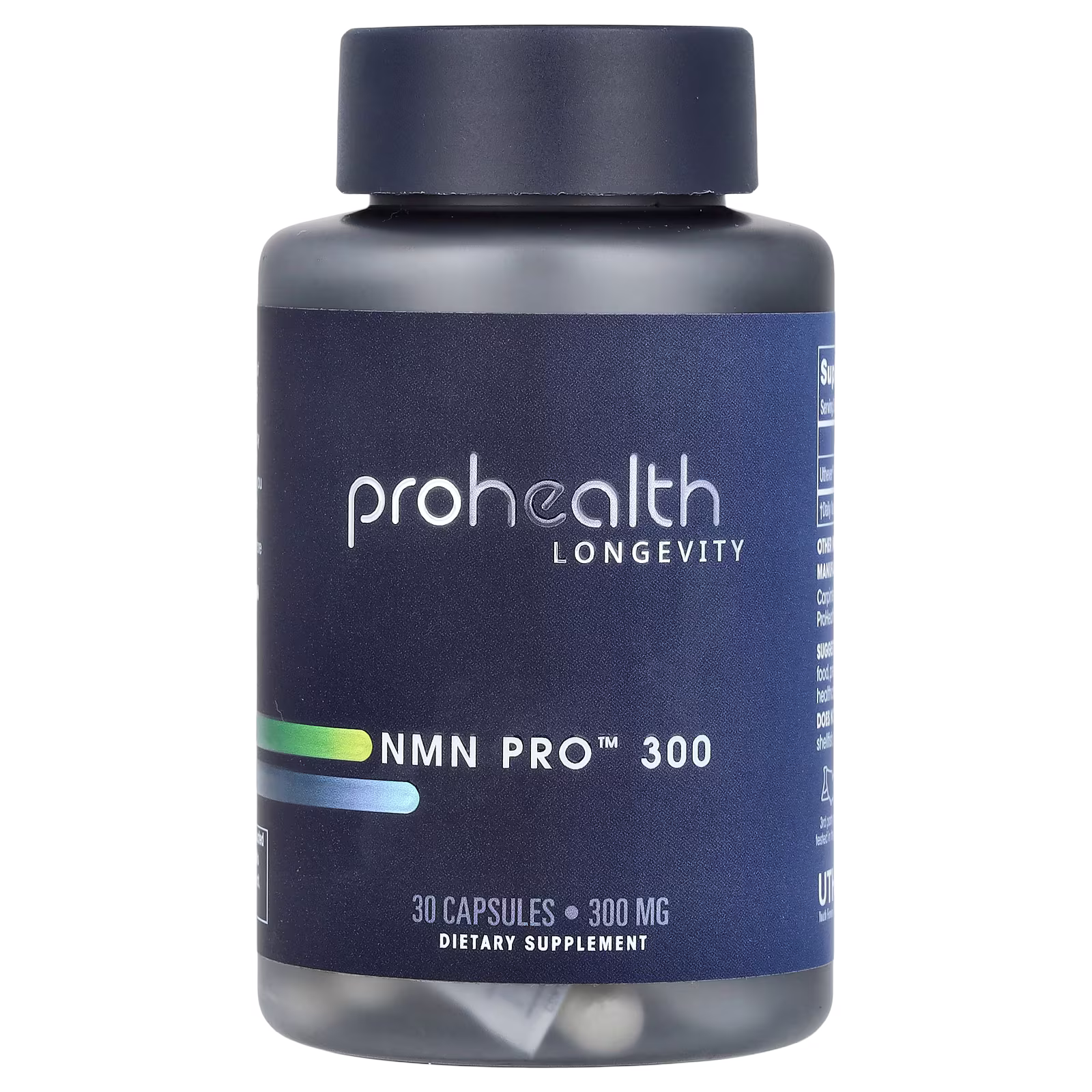 NMN Pro™ 300, Mononucleótido de β-nicotinamida, 300 mg, 30 cápsulas, ProHealth Longevity
