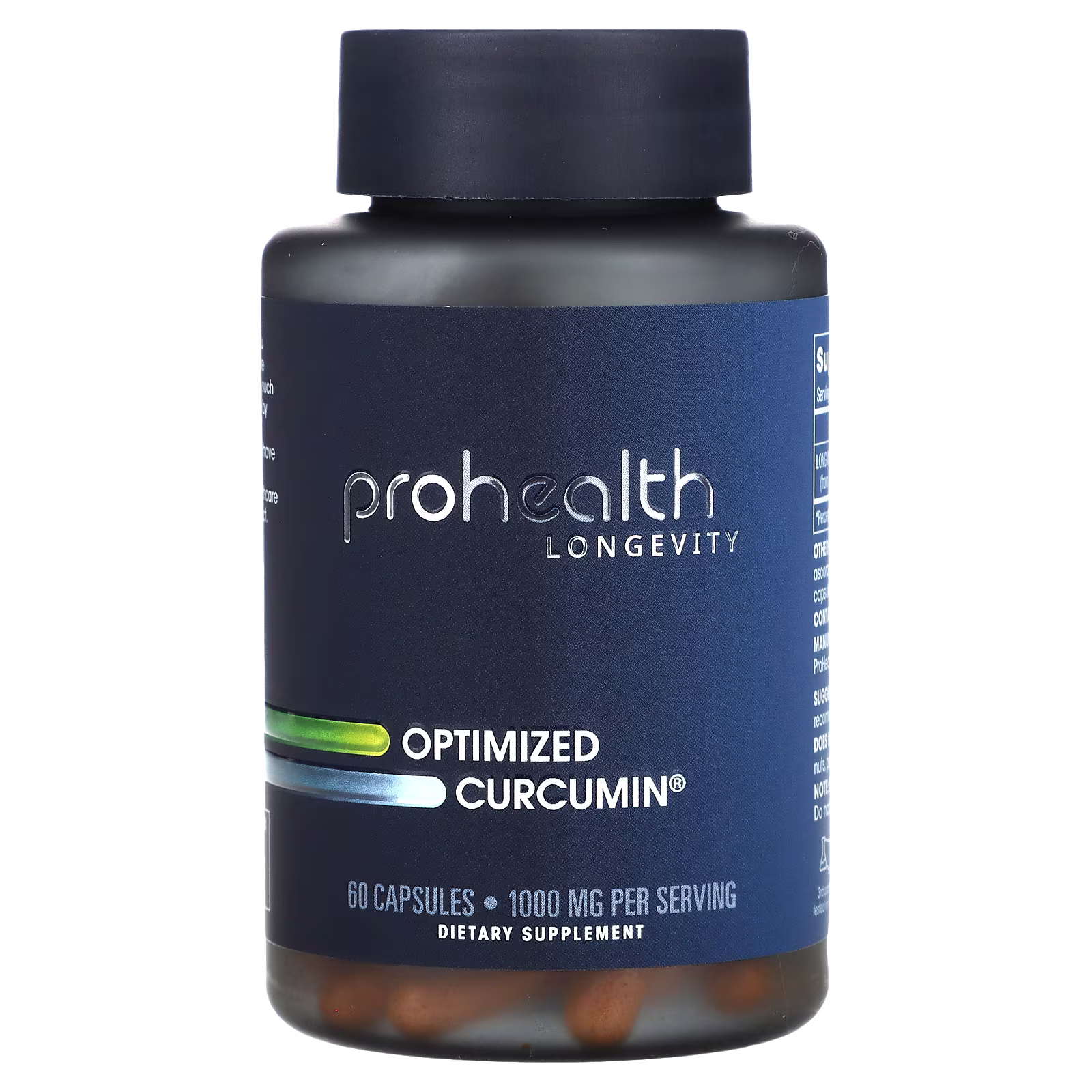 C�rcuma Optimizada, 60 cápsulas (500 mg por cápsula), ProHealth Longevity