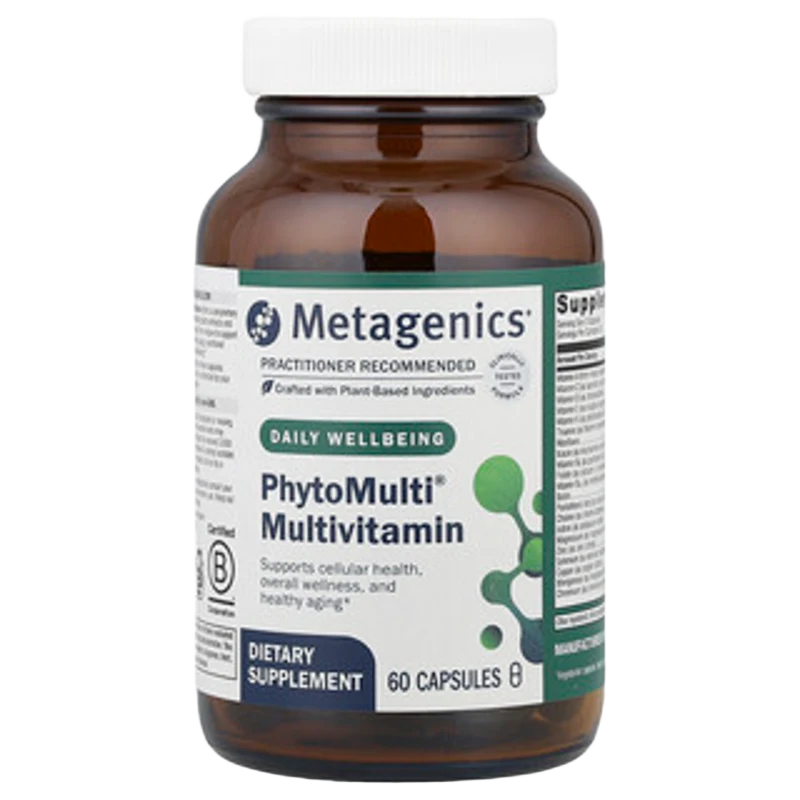 PhytoMulti® Multivitamínico, 60 Cápsulas, Metagenics