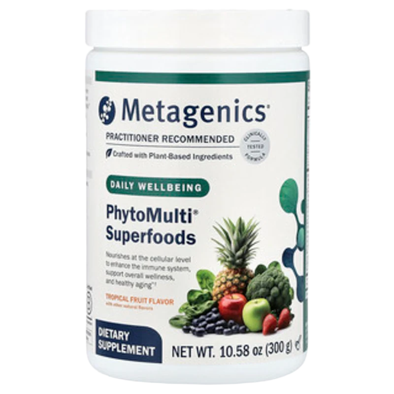 PhytoMulti® Superfoods, Tropical Fruit, 10.58 oz (300 g), Metagenics