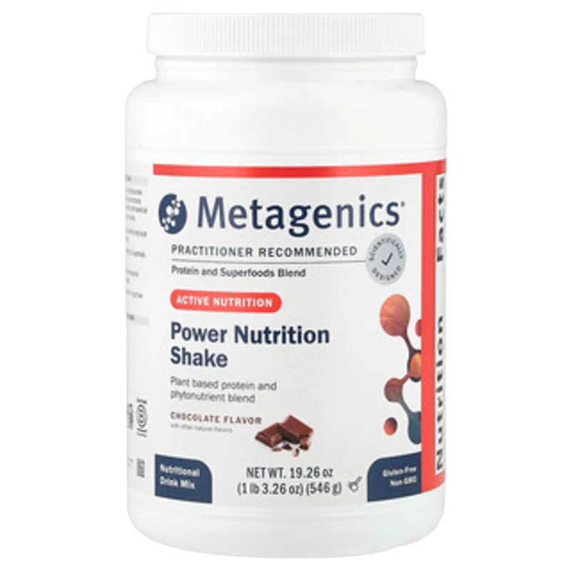 Power Nutrition Shake, Sabor a Chocolate, 1 lb 3.26 oz (546 g), Metagenics