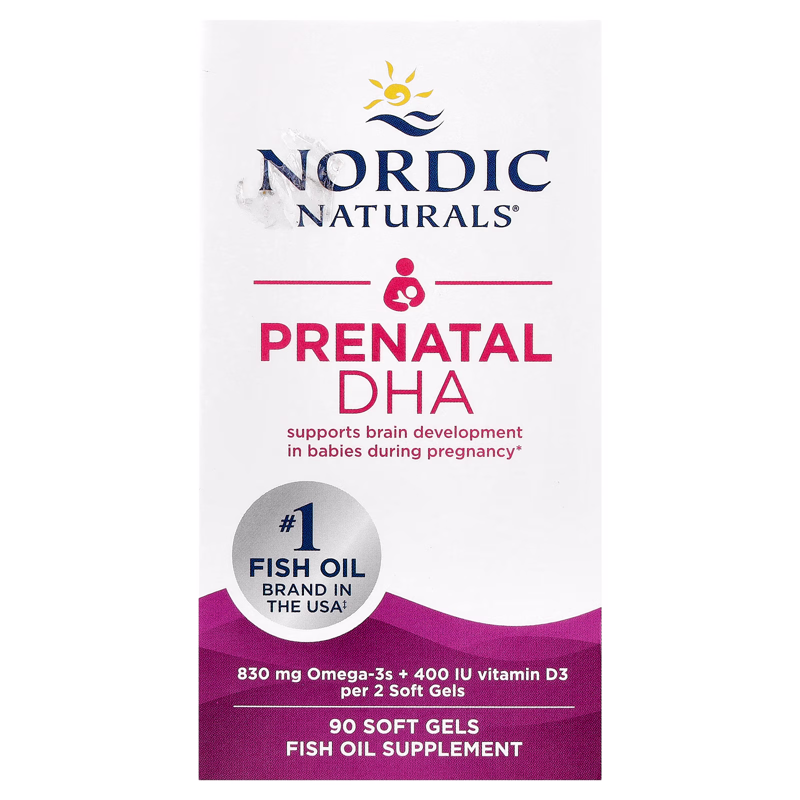 Prenatal DHA, 90 Cápsulas Blandas, Nordic Naturals