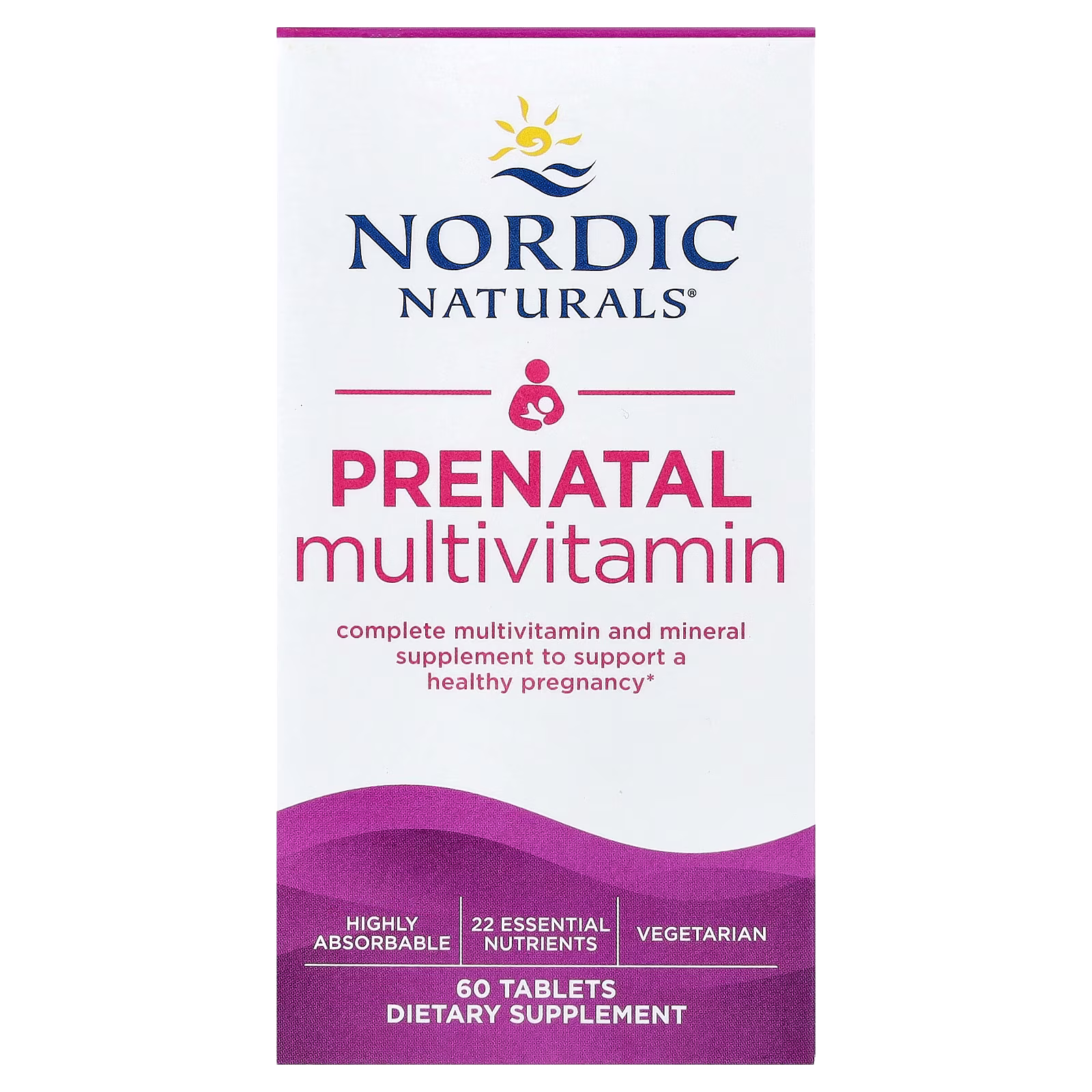 Prenatal Multivitamínico, 60 Tabletas, Nordic Naturals