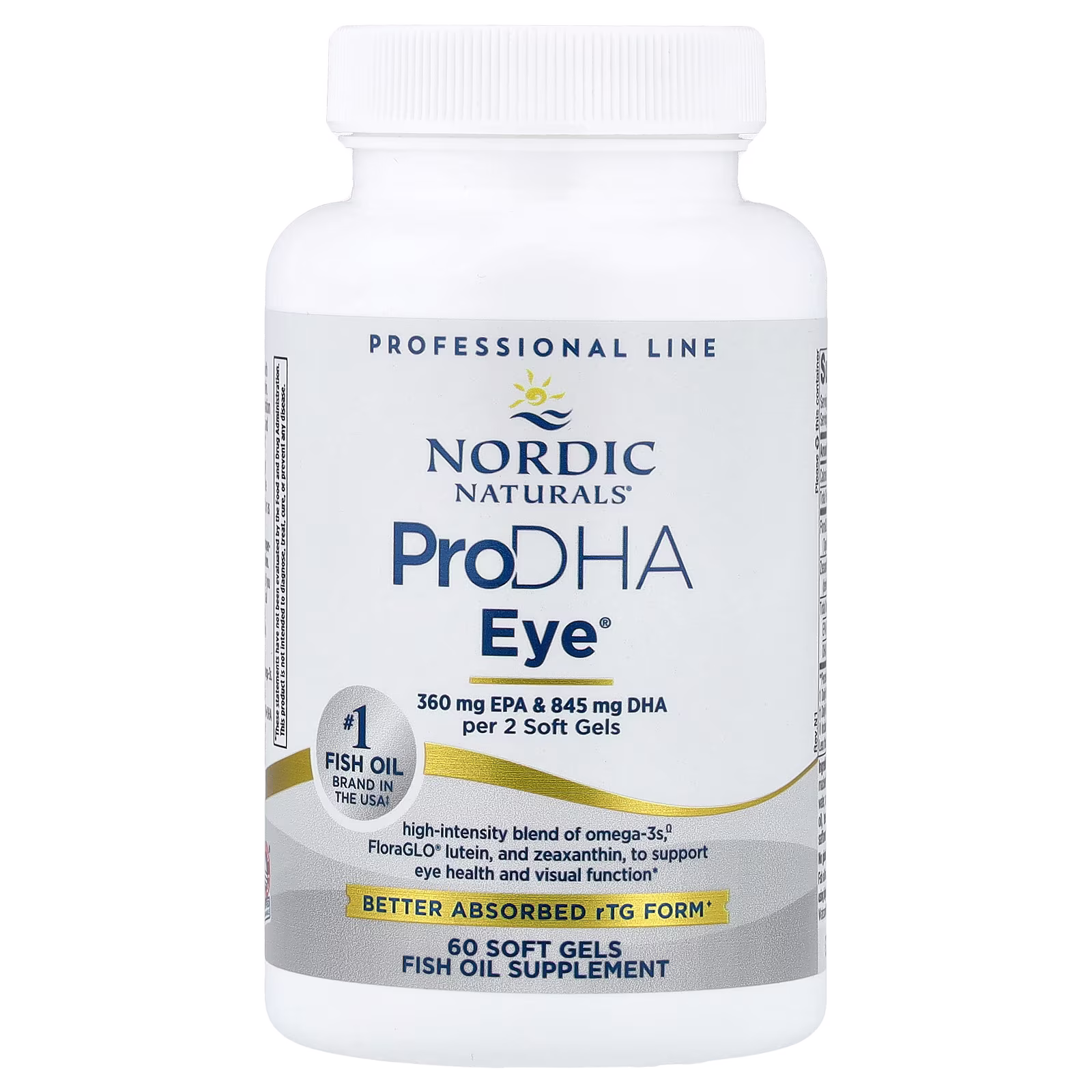 ProDHA Eye®, 60 Cápsulas Blandas, Nordic Naturals