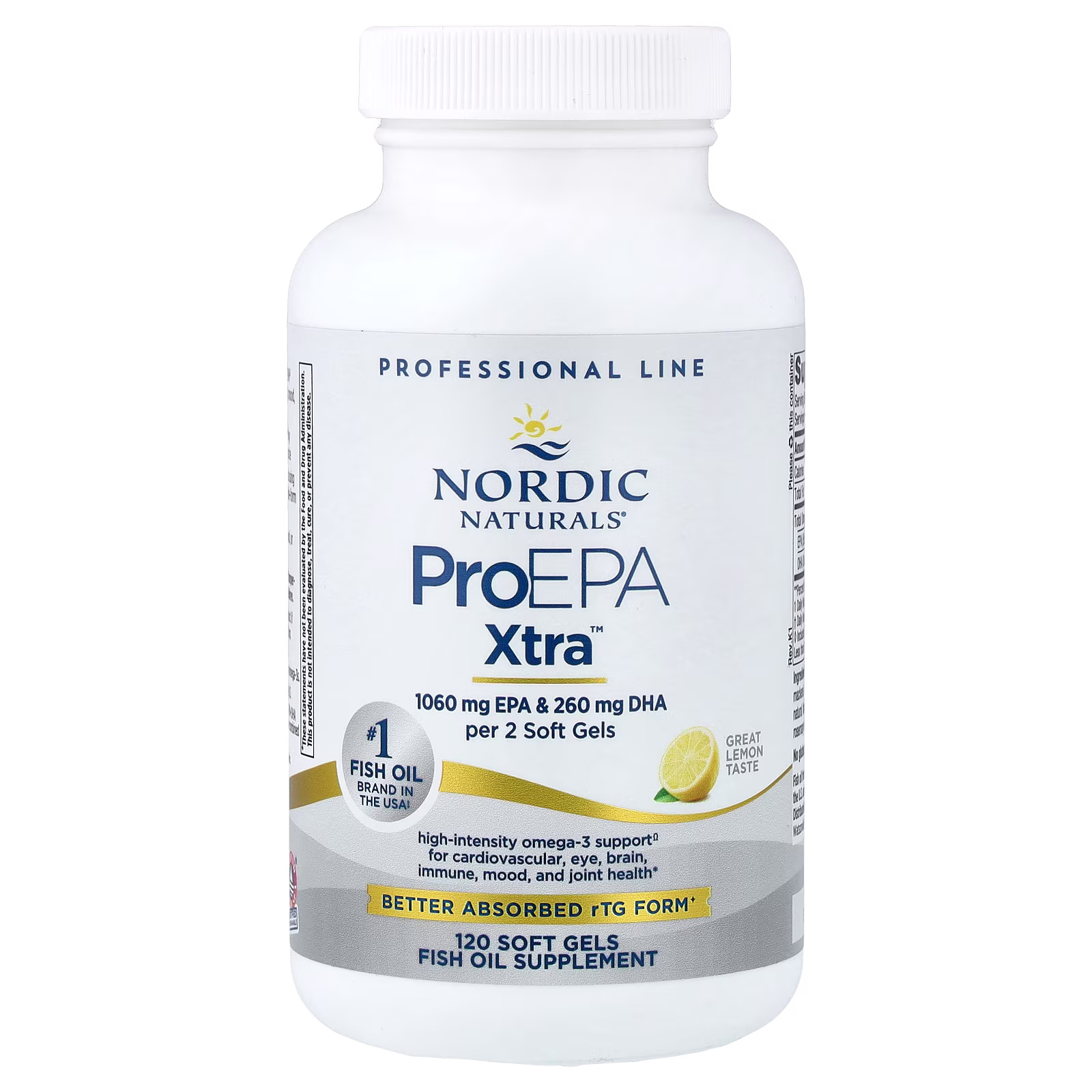 ProEPA Xtra™, Sabor a Limón, 120 Cápsulas Blandas, Nordic Naturals