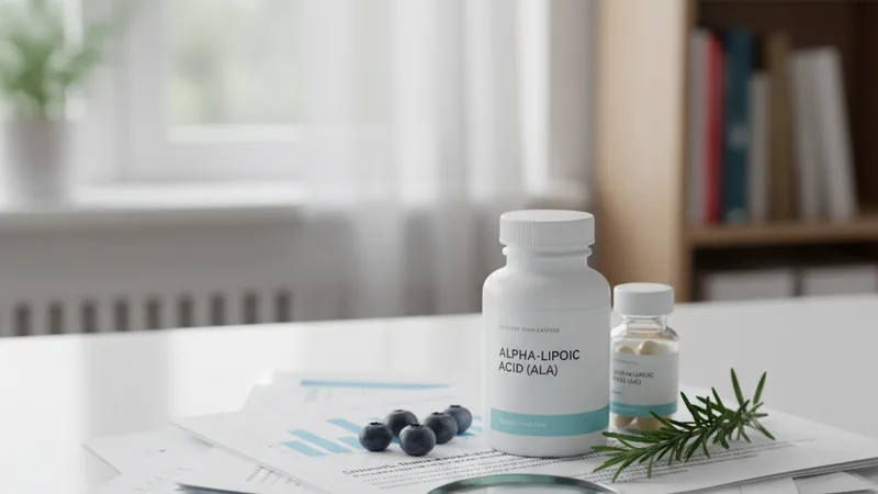 Gráfica de farmacocinética comparando concentraciones plasmáticas de R-ALA y S-ALA en el tiempo