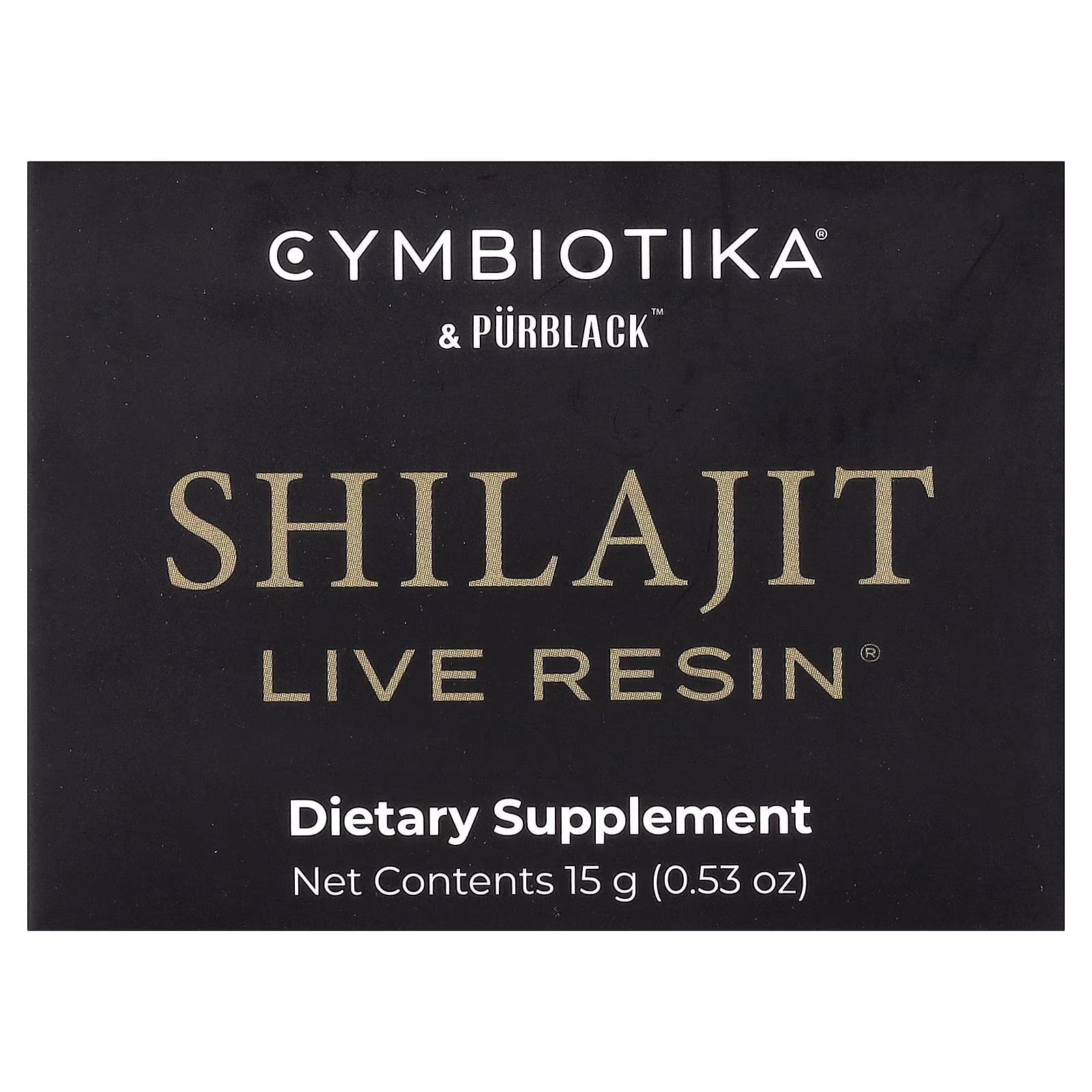 Shilajit Live Resin®, 15 g (0,53 oz), Cymbiotika