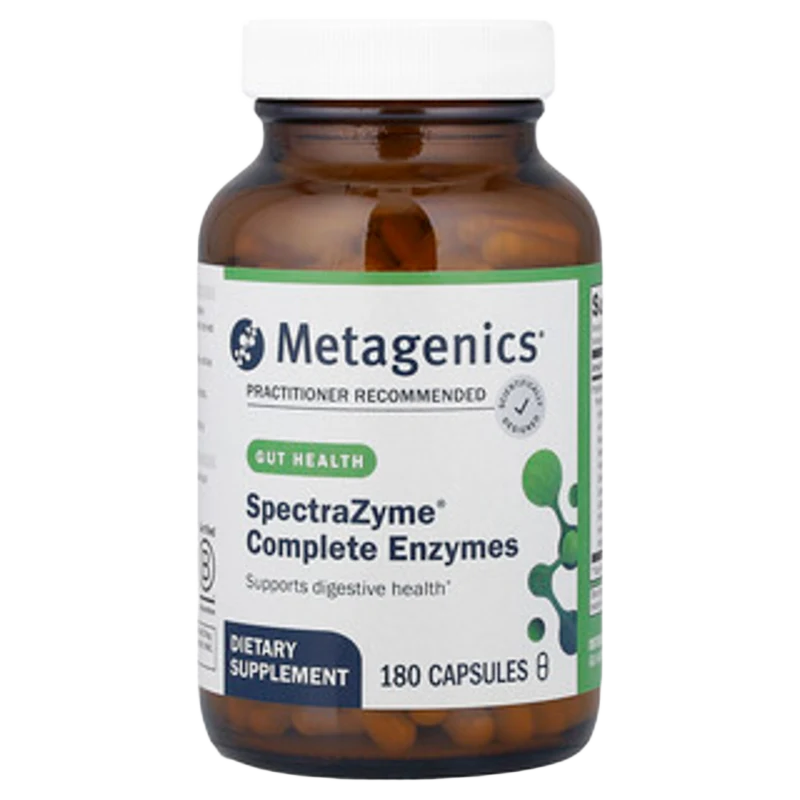 SpectraZyme® Complete Enzymes, 180 Cápsulas, Metagenics