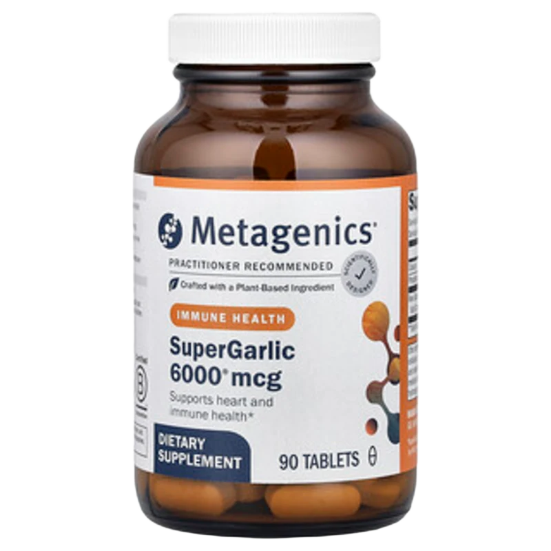SuperGarlic 6000®, 90 Tabletas, Metagenics