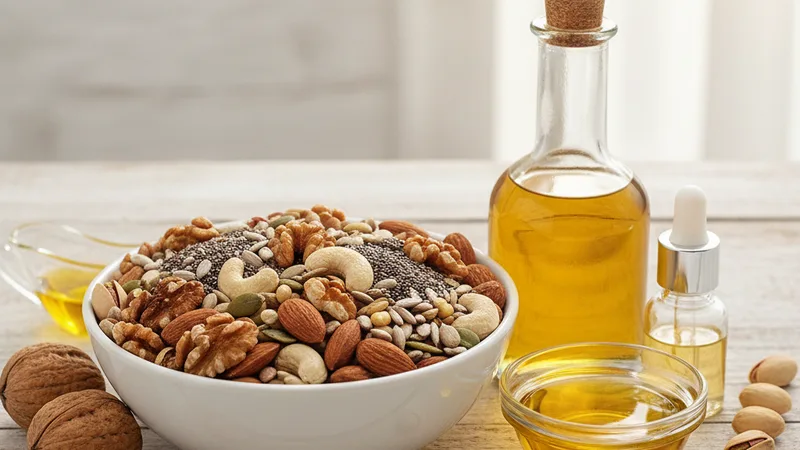 Comparativa visual de etiquetas de suplementos de vitamina E mostrando desglose correcto versus etiquetado incompleto