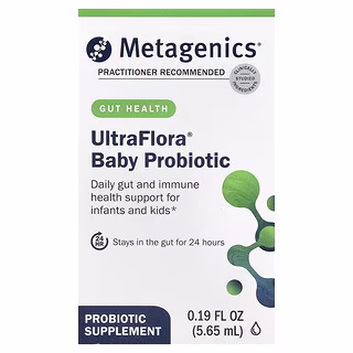 UltraFlora®, Probiótico Bebé, 0.19 fl oz (5.65 ml), Metagenics