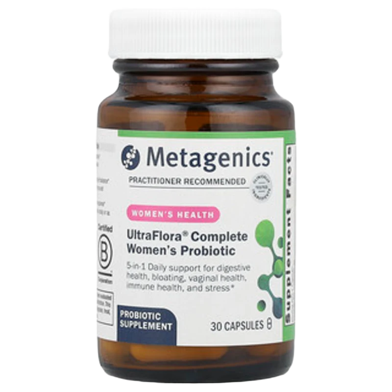 UltraFlora® Complete Women's Probiotic, Women's Health, 30 Cápsulas, Metagenics