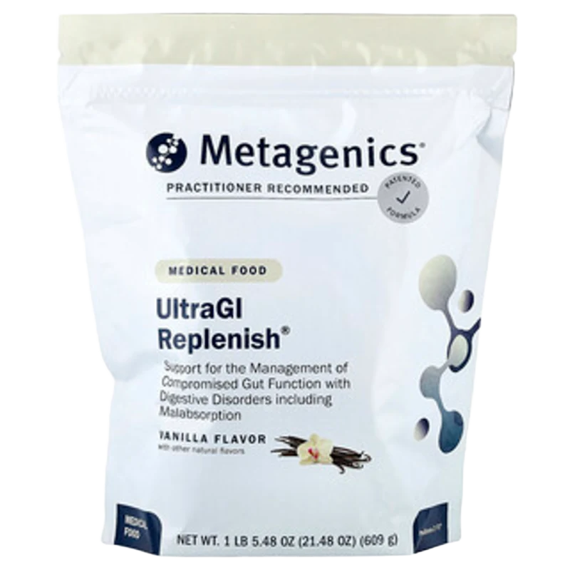 UltraGI Replenish®, Medical Food, Sabor a Vainilla, 21.48 oz (609 g), Metagenics