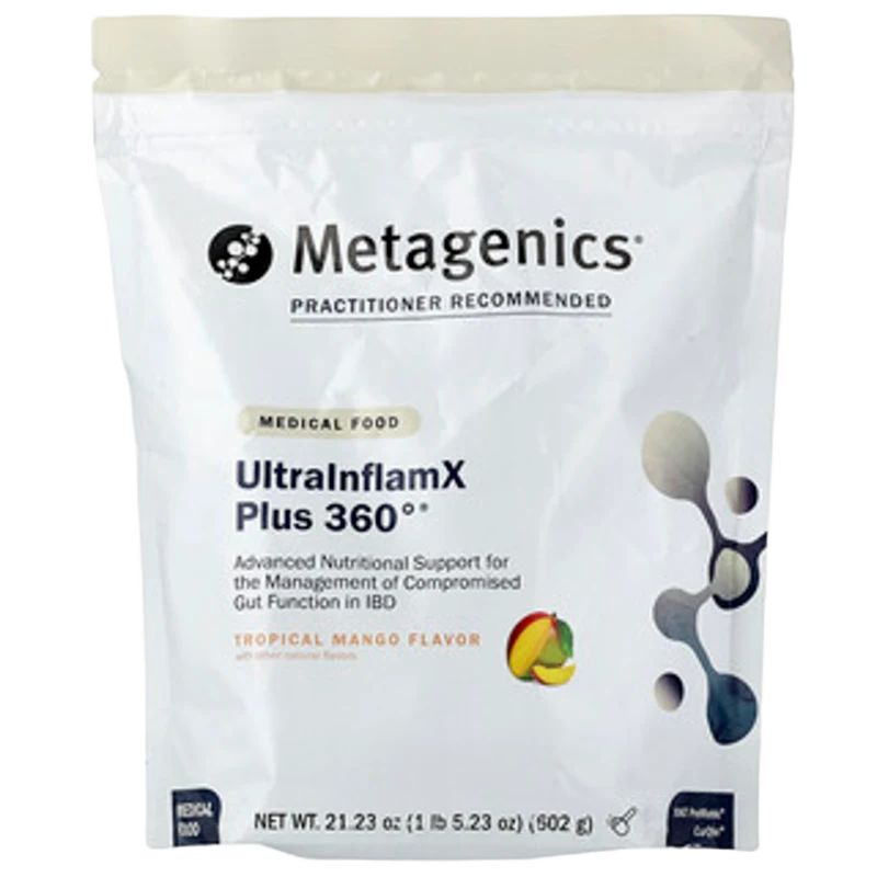 UltraInflamX Plus 360°®, Tropical Mango, 21.23 oz (602 g), Metagenics