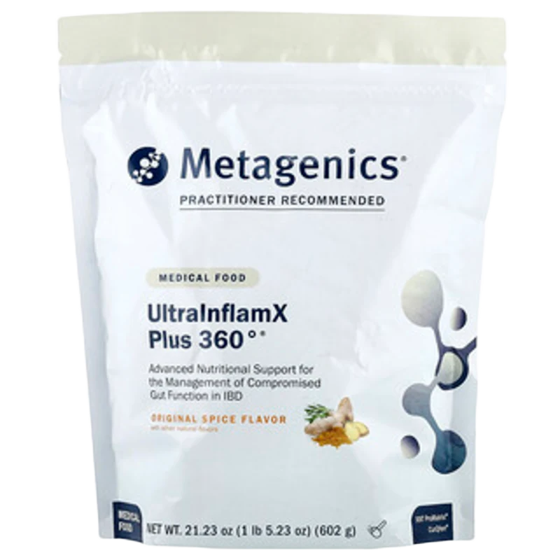 UltralnflamX Plus 360°®, Medical Food, Original Spice, 21.23 oz (602 g), Metagenics
