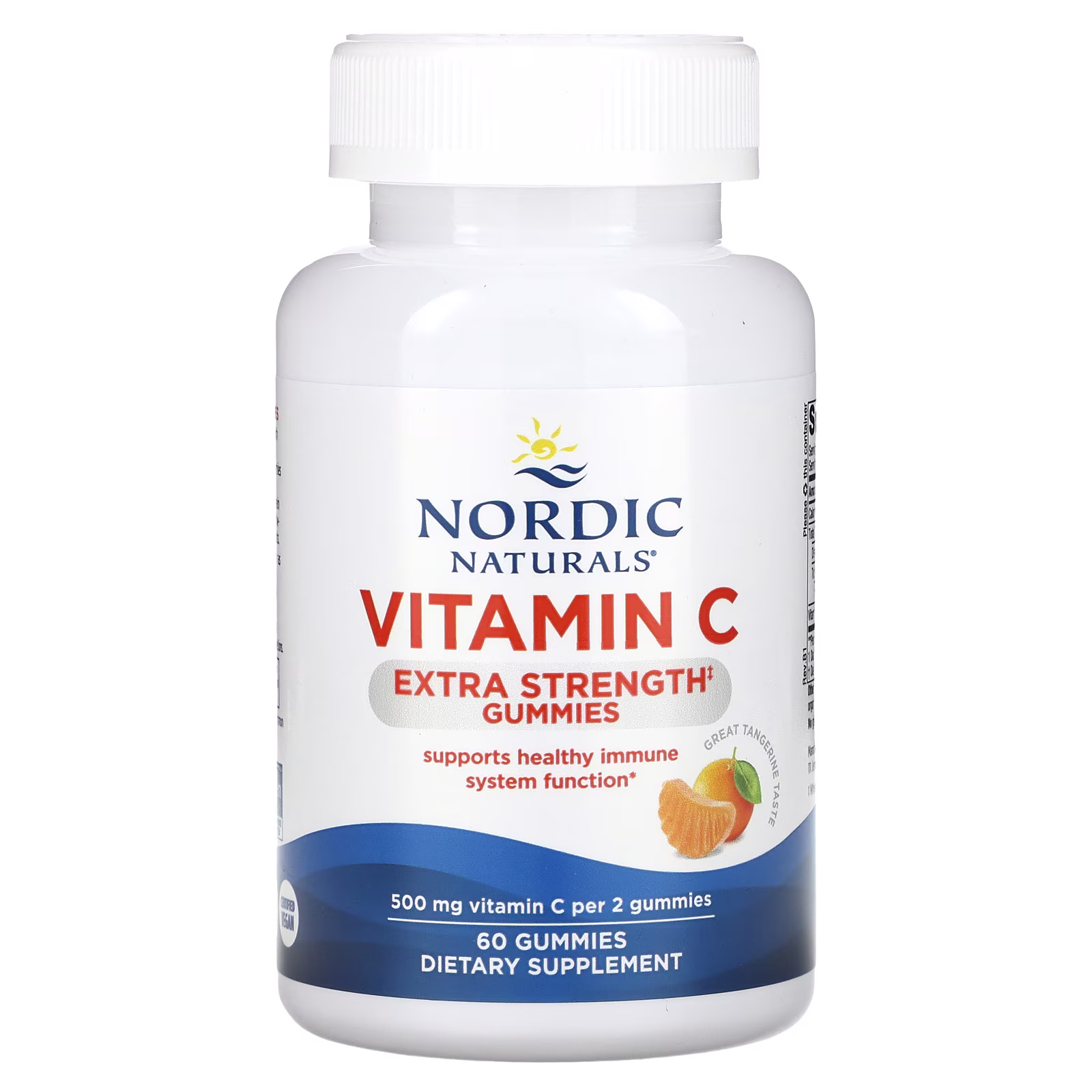 Vitamina C Gomitas, Sabor a Mandarina, 60 Gomitas (250 mg por Gomita), Nordic Naturals