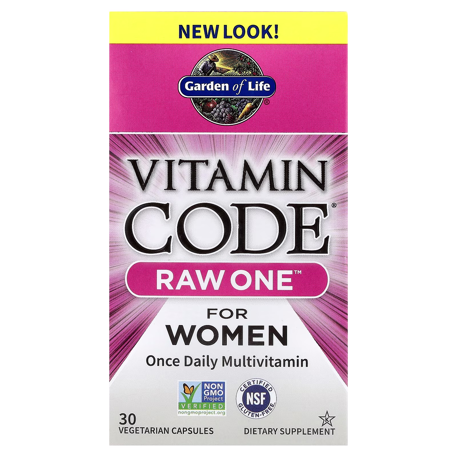 Vitamin Code®, Raw One™ para mujeres, 30 cápsulas vegetales, Garden of Life