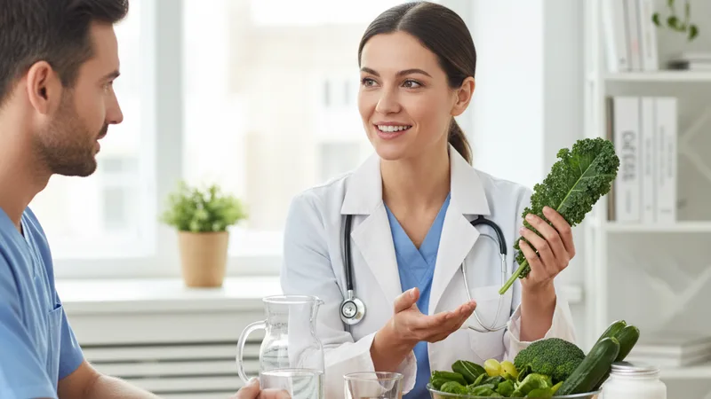 Calendario semanal con porciones consistentes de verduras verdes marcadas junto a registro de valores INR