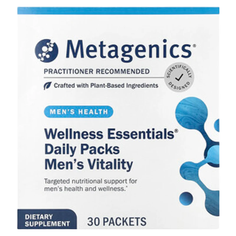 Wellness Essentials® Daily Packs Men's Vitality, 30 Sobres, Metagenics