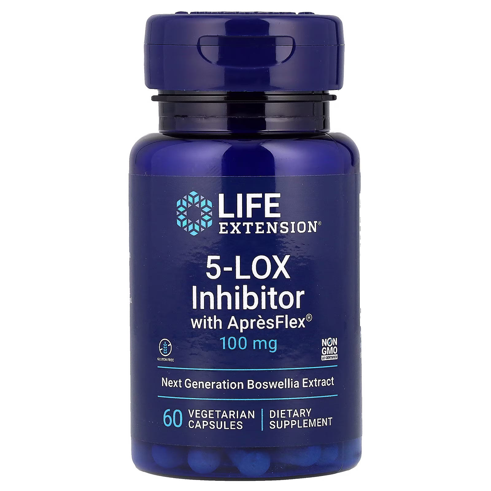 Inhibidor de 5-LOX con ApresFlex, 100 mg, 60 cápsulas vegetales, Life Extension