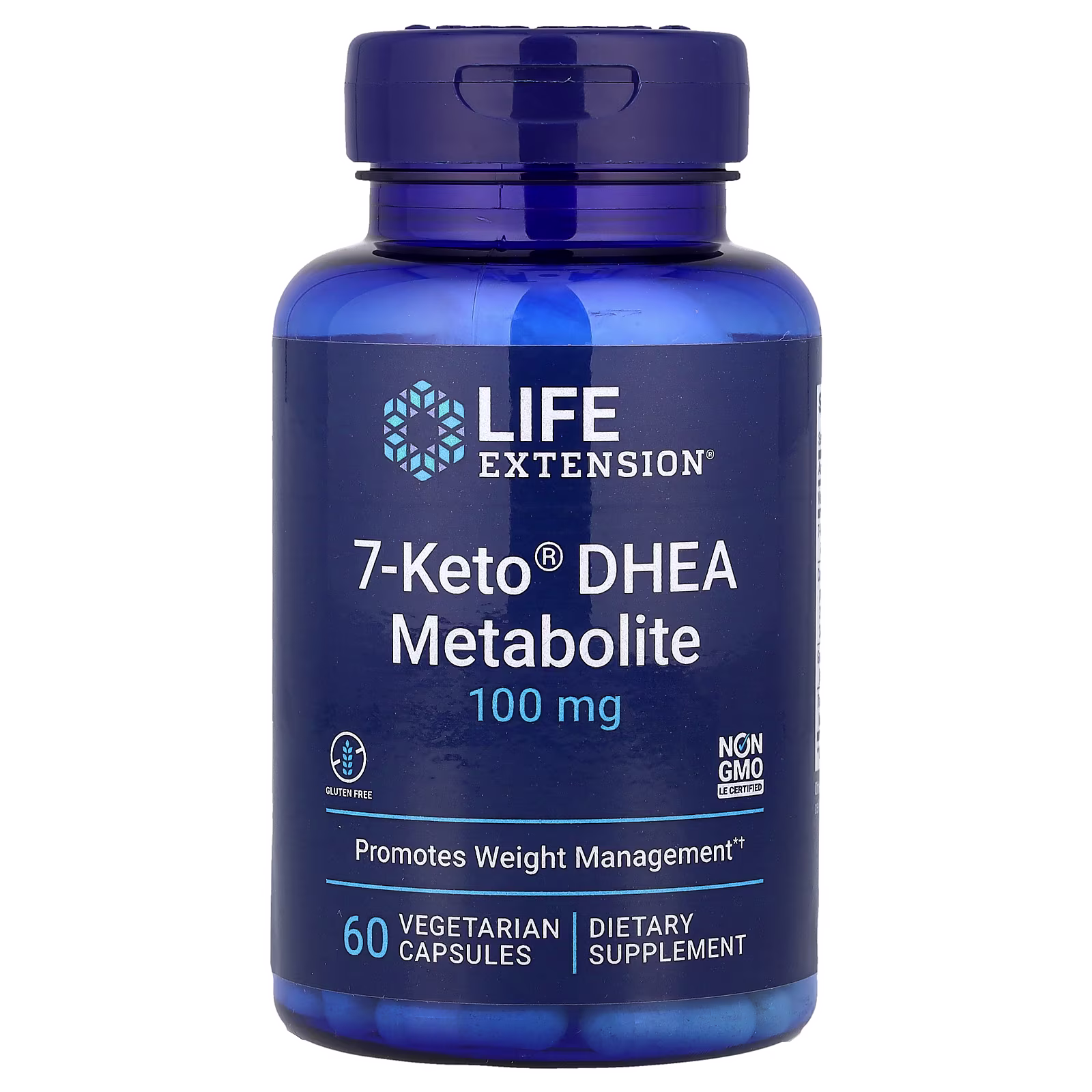7-Keto DHEA Metabolite 100 mg NO Androgénico — 60 cápsulas — Life Extension