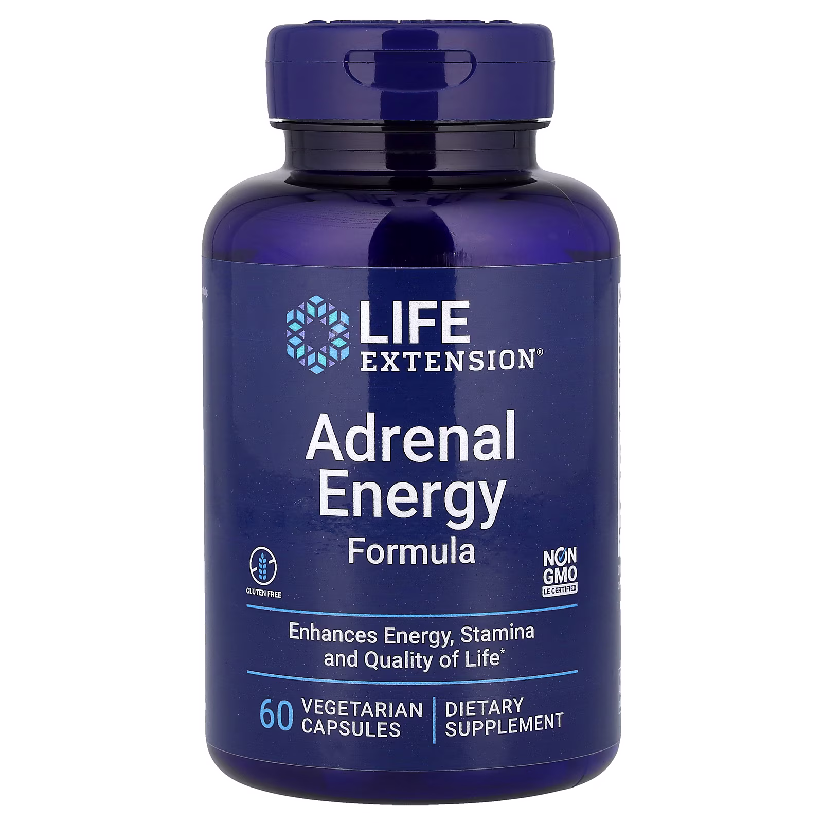 Fórmula de Energía Suprarrenal, 60 cápsulas vegetales, Life Extension