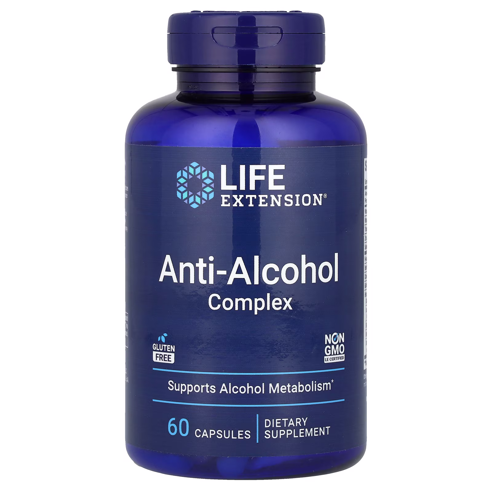 Anti-Alcohol Complex (Soporte Hepático), 60 cápsulas, Life Extension