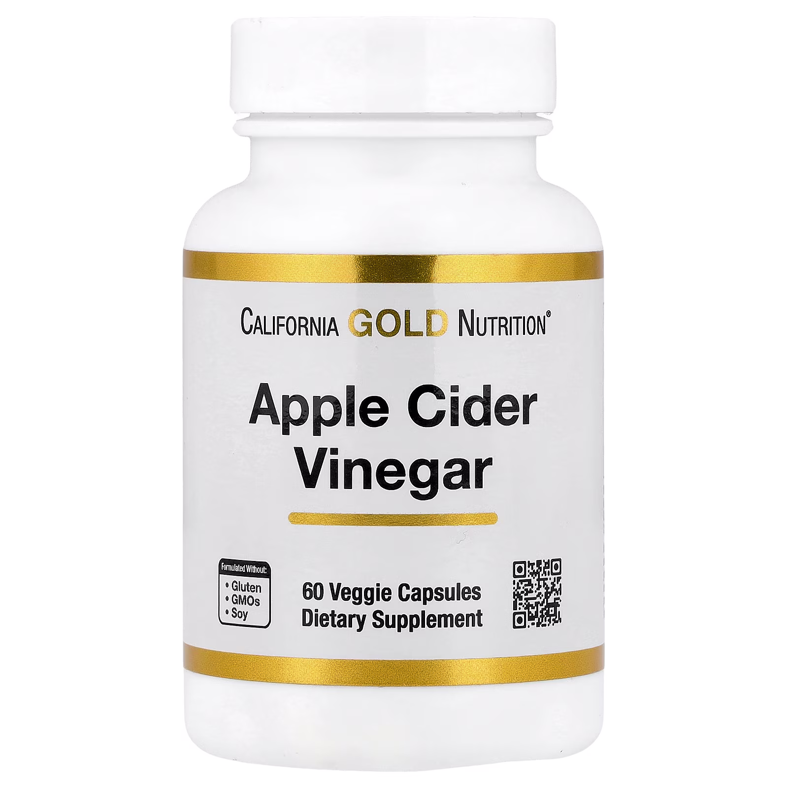 Vinagre de sidra de manzana, 60 cápsulas vegetales, California Gold Nutrition