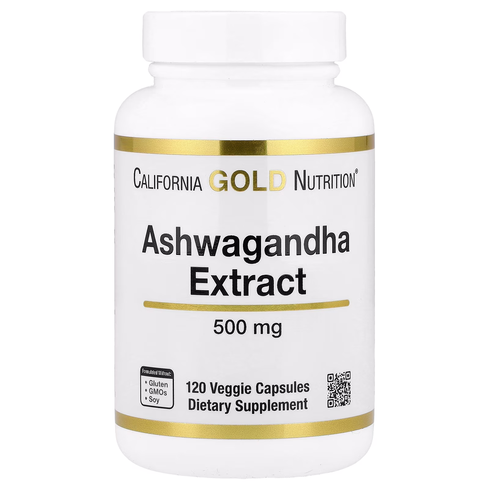 Ashwagandha, 500 mg, 120 cápsulas vegetales, California Gold Nutrition