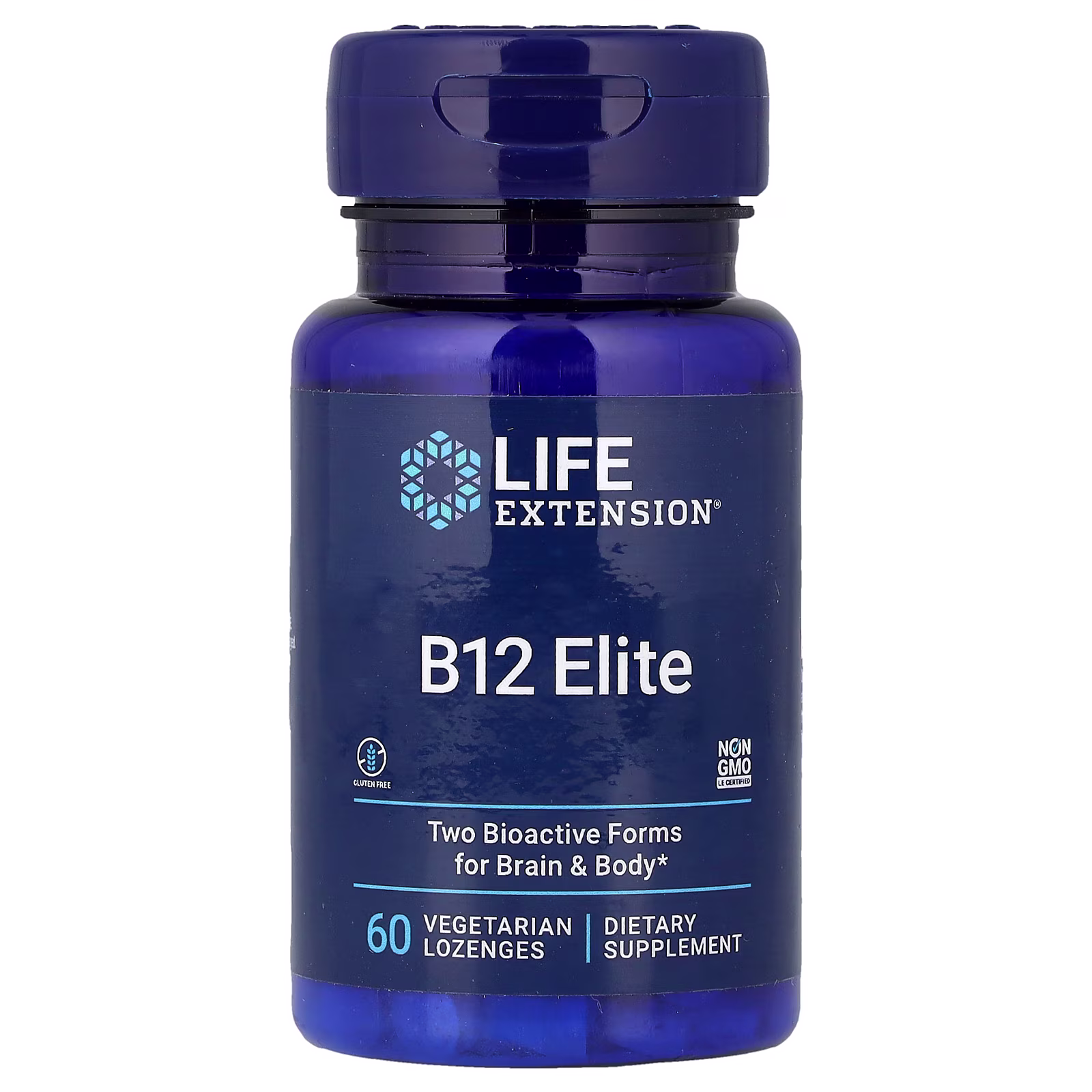 Vitamina B12 Elite Adenosilcobalamina y Metilcobalamina, 1000 mcg, 60 pastillas vegetales, Life Extension