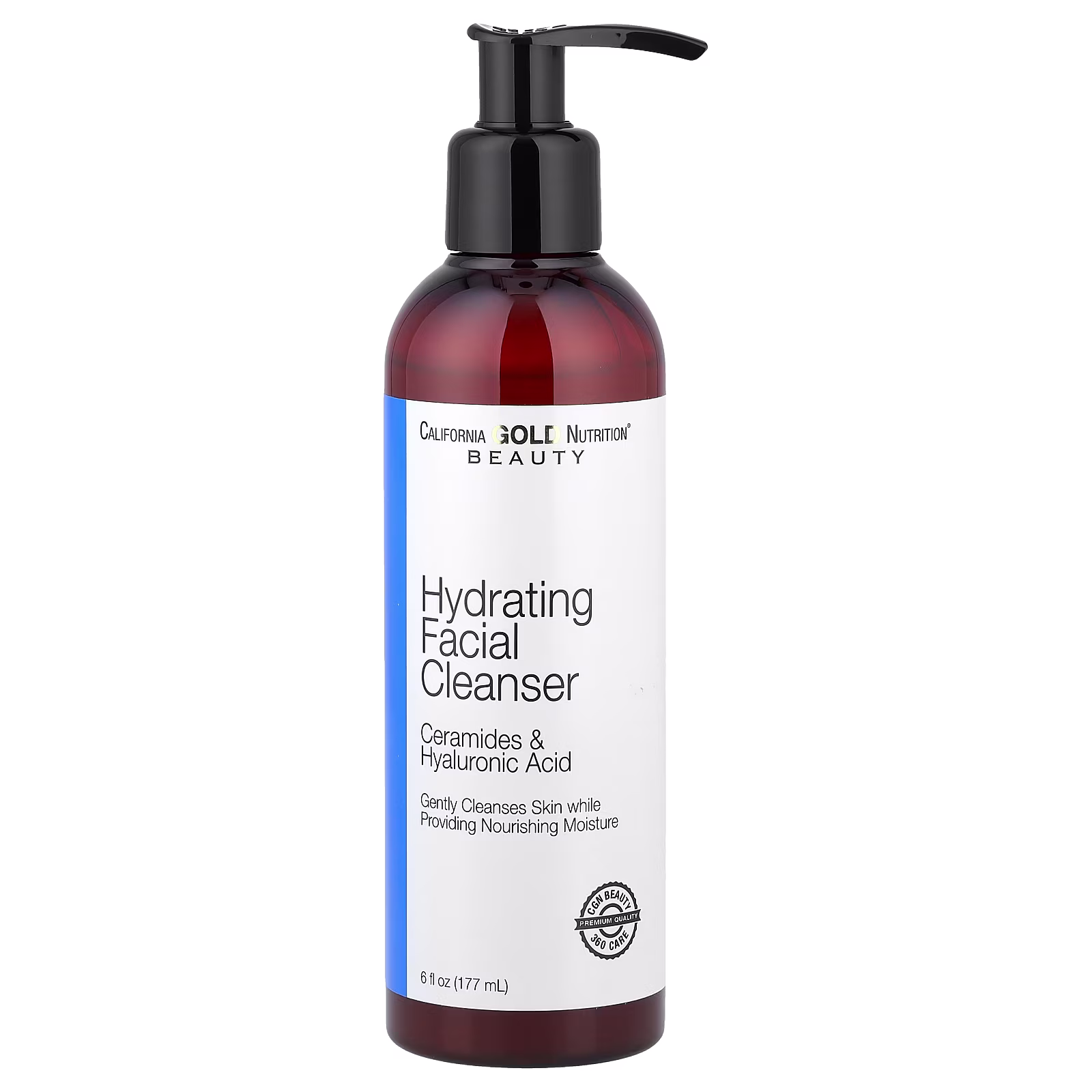 Belleza, Limpiador facial hidratante, 177 ml (6 oz. líq.), California Gold Nutrition
