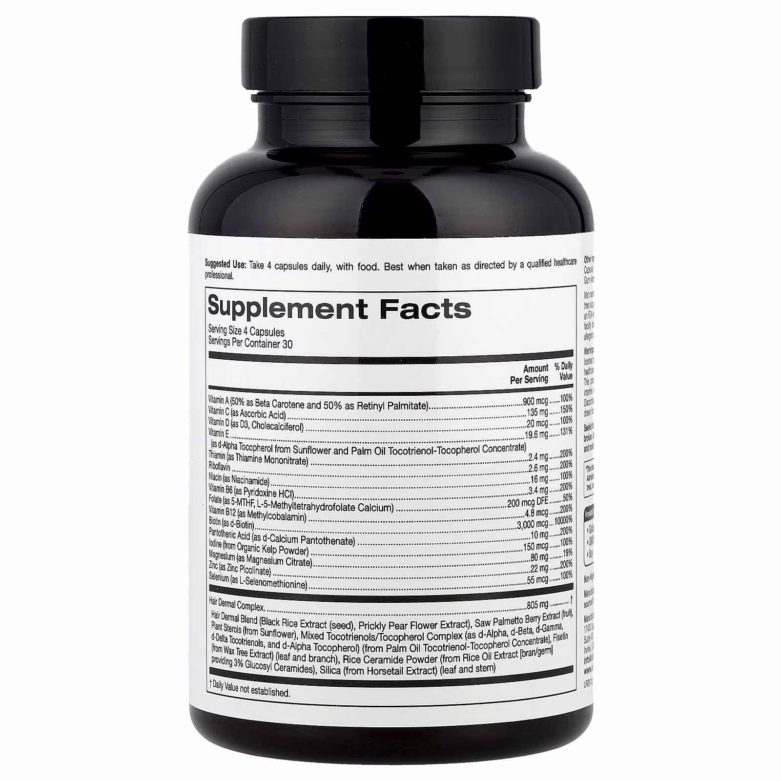Beauty, Suplemento multivitamínico para el cabello de los hombres, 120 cápsulas vegetales, California Gold Nutrition