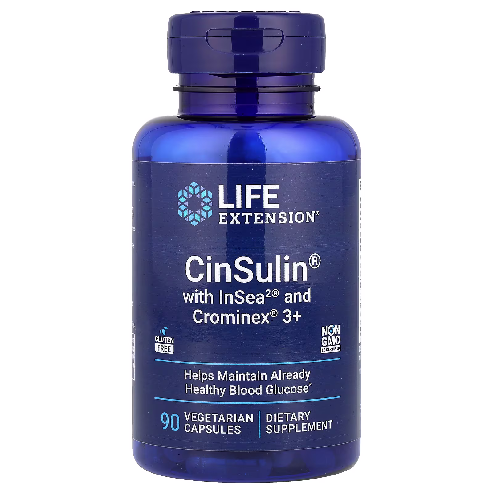 CinSulin Canela + Crominex 3+ + InSea2 — 90 cápsulas — Life Extension