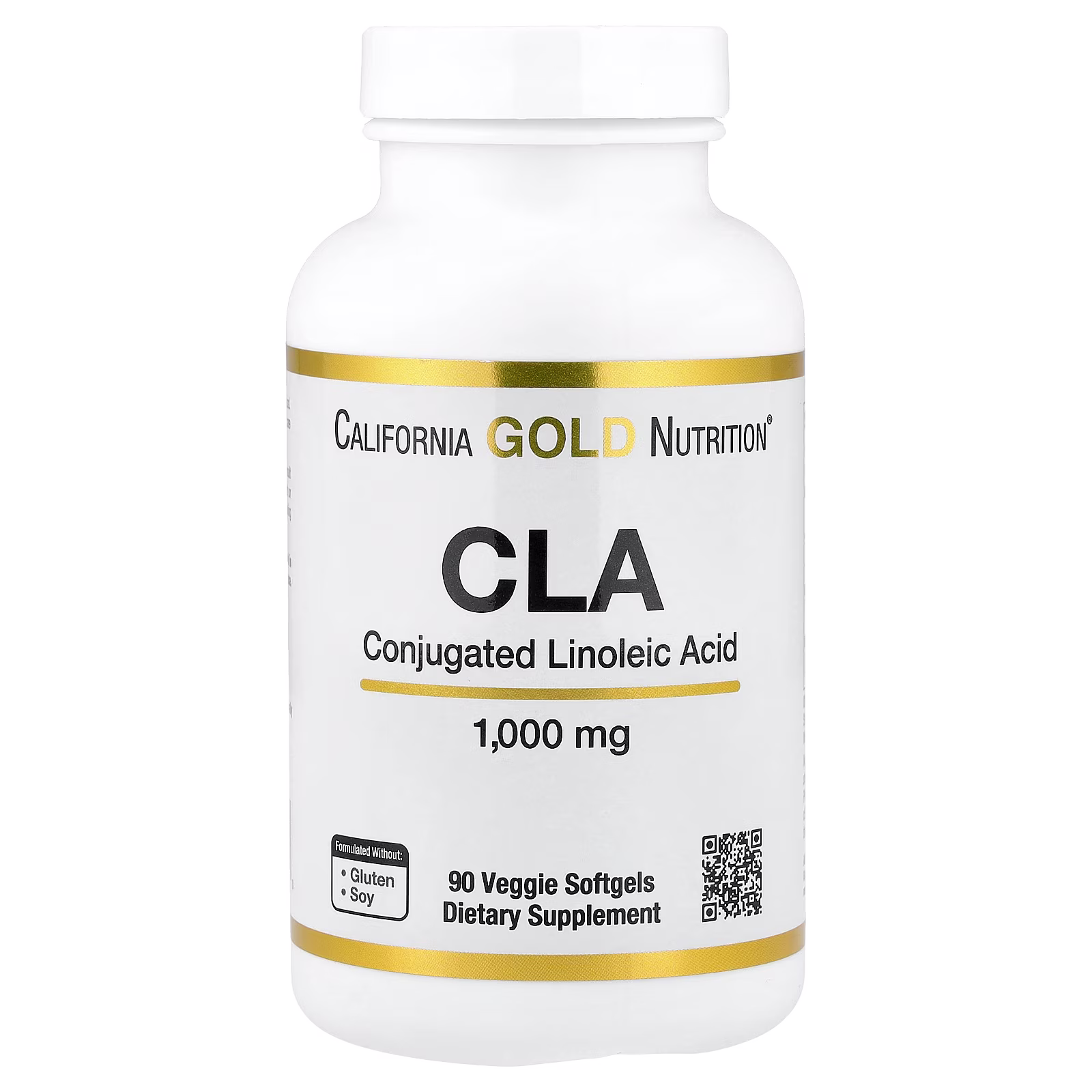 CLA, Clarinol, Ácido linoleico conjugado, 1000 mg, 90 cápsulas blandas, California Gold Nutrition