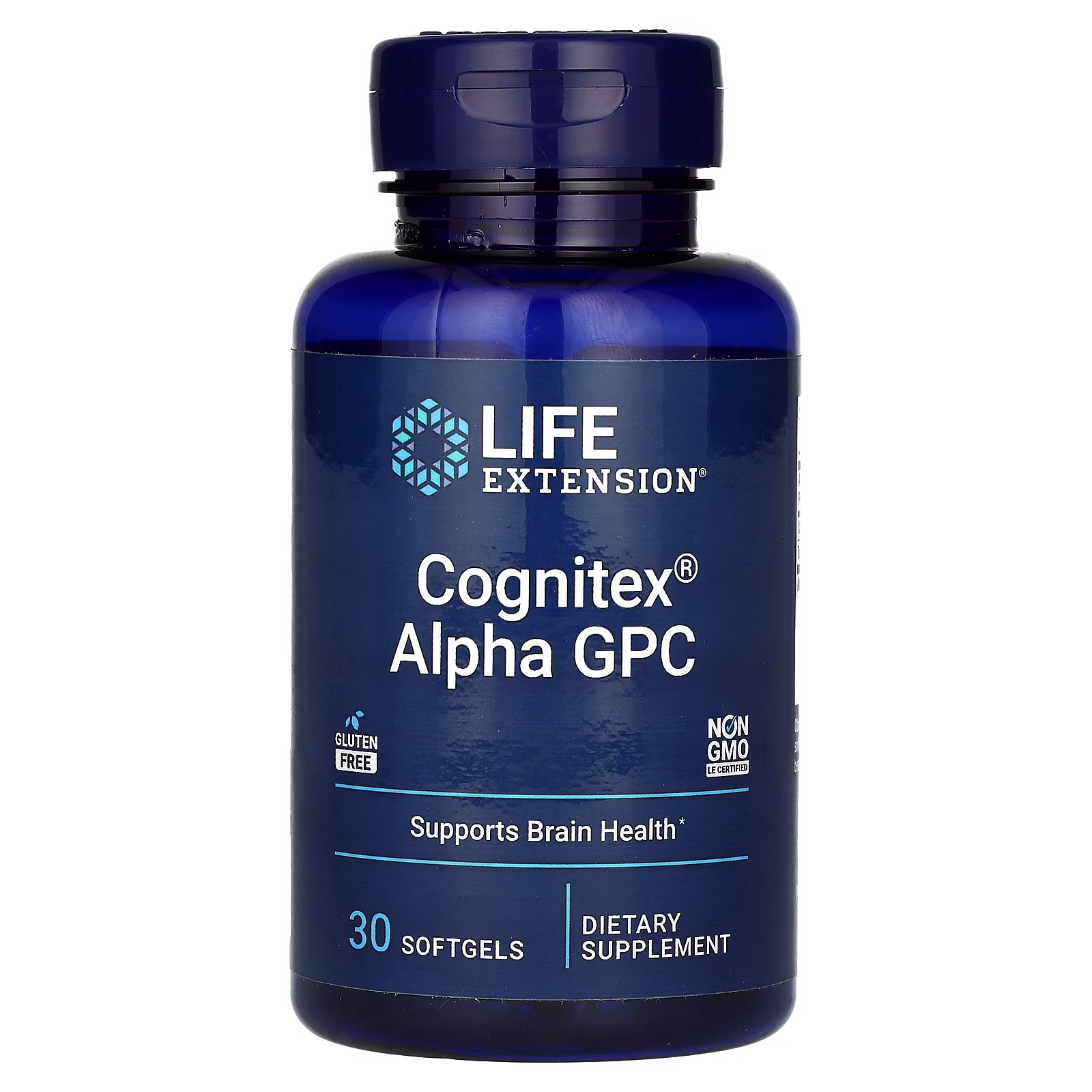 Cognitex Alfa-GPC con Fosfatidilserina y Arándano, 30 cápsulas blandas, Life Extension