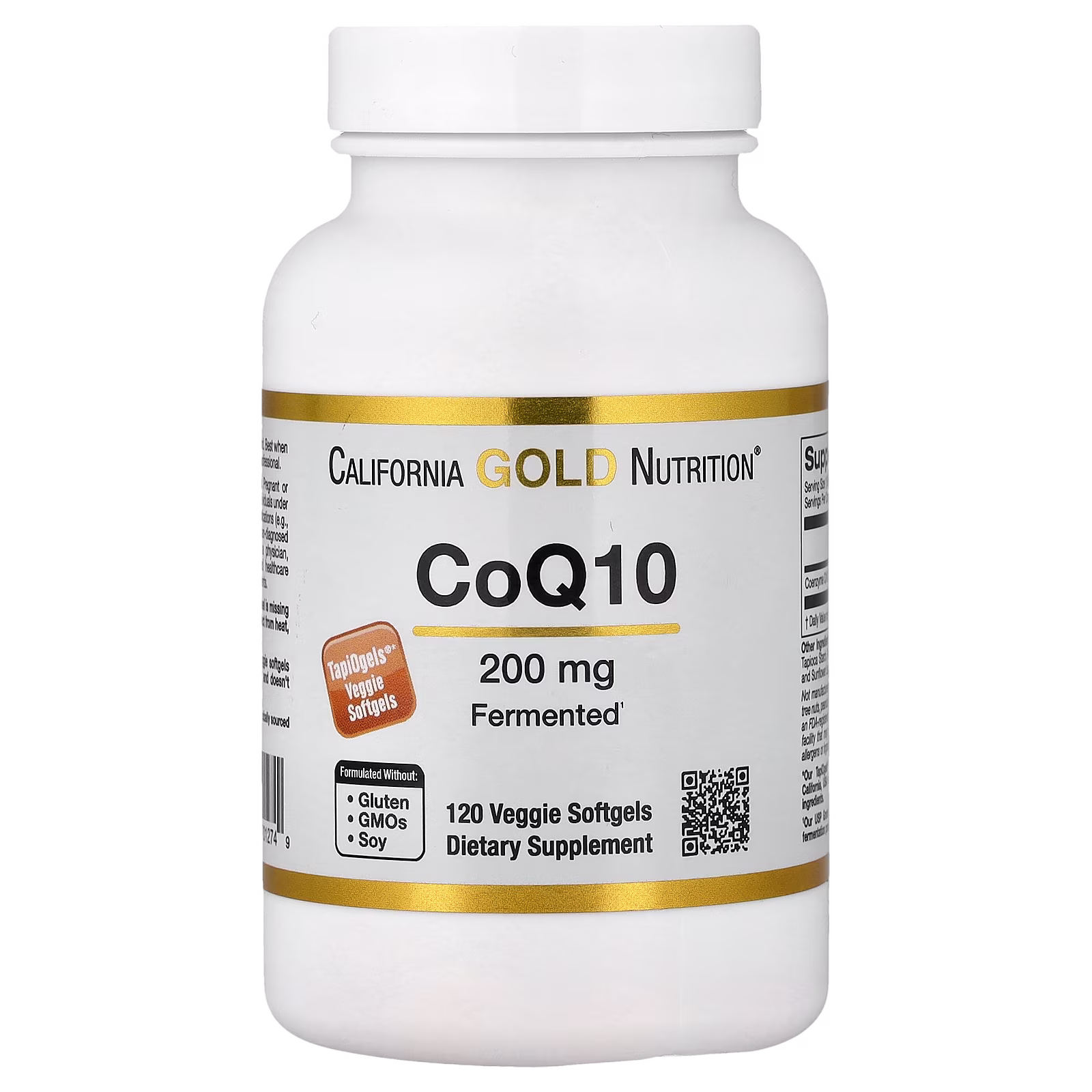 CoQ10, 200 mg, 120 cápsulas blandas vegetales, California Gold Nutrition