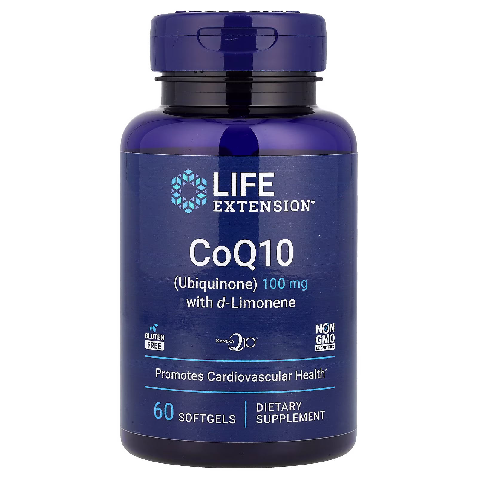 CoQ10 Ubiquinona Super Absorbible con d-Limoneno, 100 mg, 60 cápsulas blandas, Life Extension