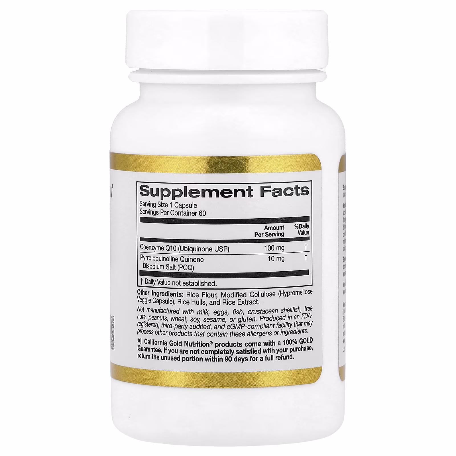 CoQ10 con PQQ, 60 cápsulas vegetales, California Gold Nutrition