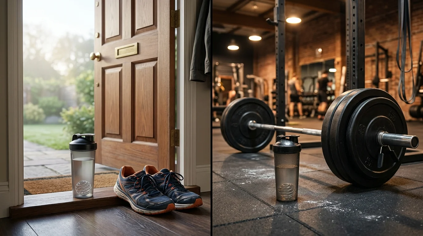 Comparación conceptual entre tomar creatina antes y después de entrenar