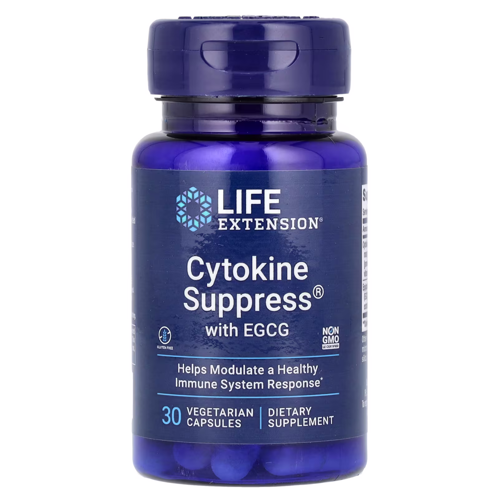 Cytokine Suppress con EGCG — 30 cápsulas vegetales — Life Extension