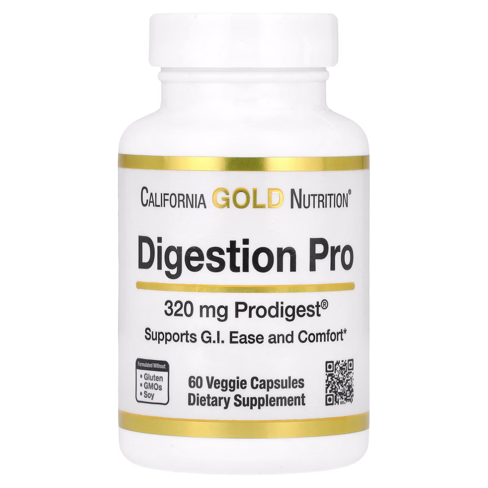 Suplemento para promover la digestión con ProDigest®, Mezcla botánica digestiva de extractos de alcachofa y jengibre, 320 mg, 60 cápsulas vegetales, California Gold Nutrition