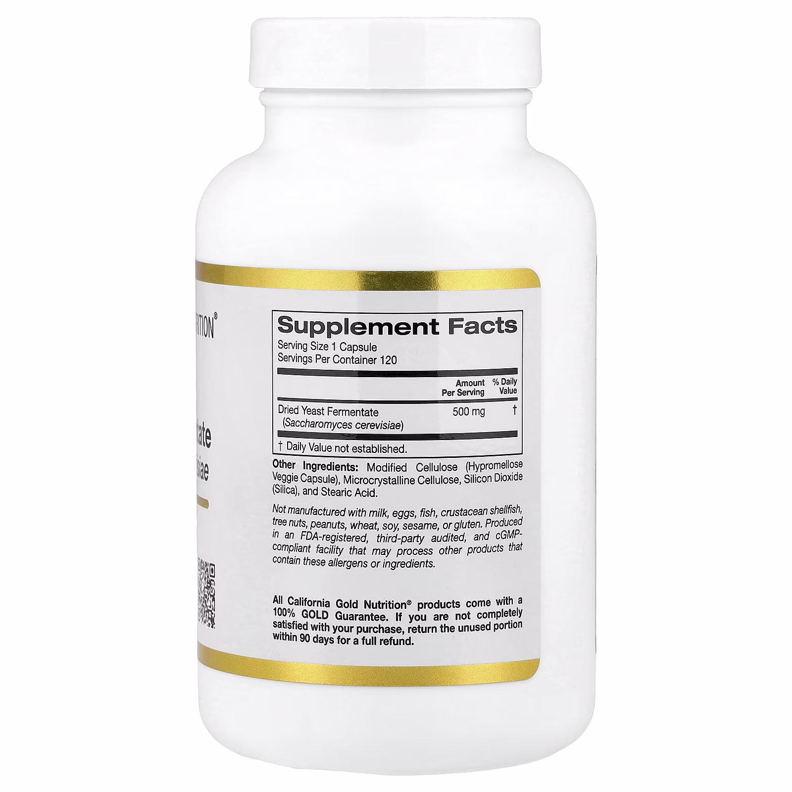 Epicor®, Fermento de levadura seca, 500 mg, 120 cápsulas vegetales, California Gold Nutrition