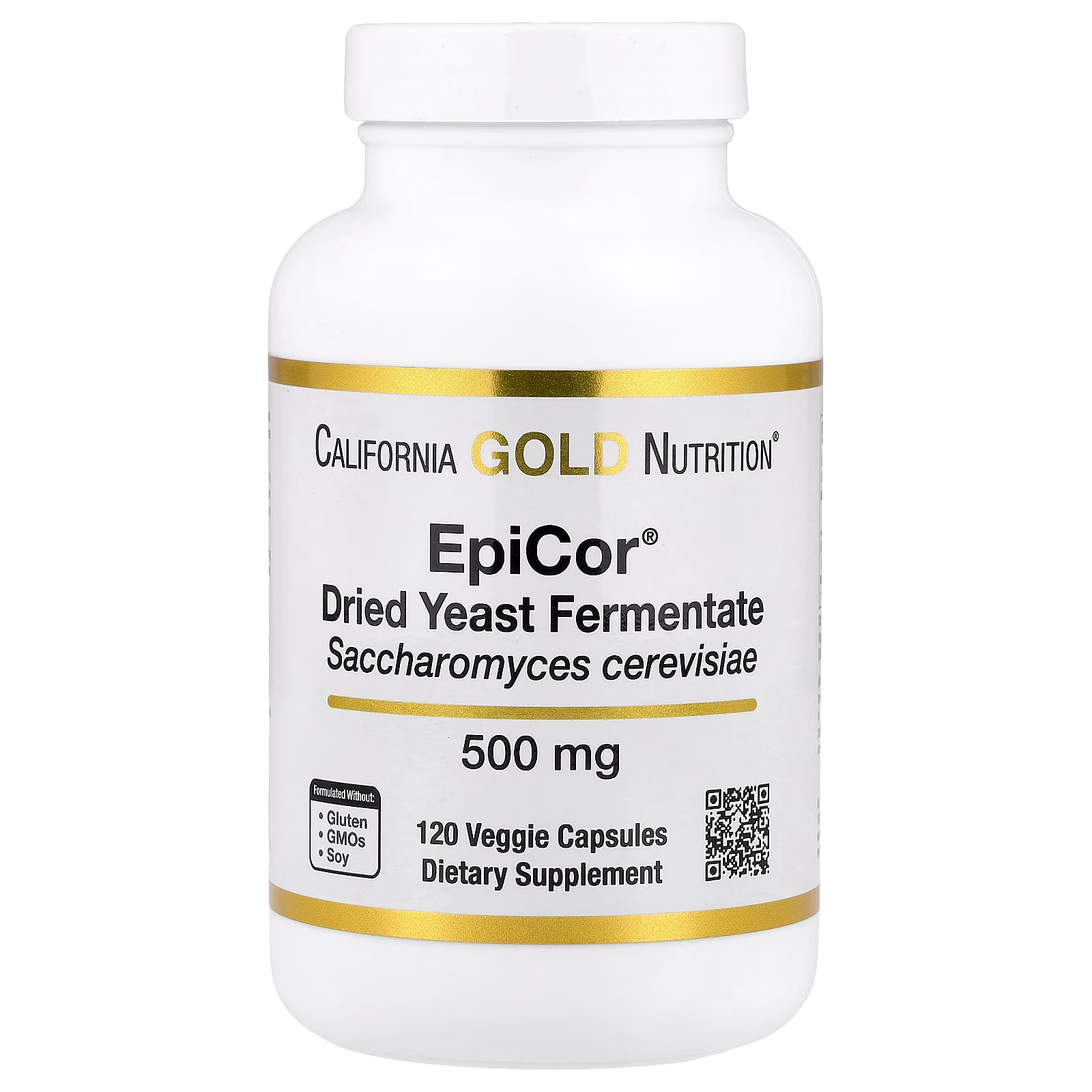 Epicor®, Fermento de levadura seca, 500 mg, 120 cápsulas vegetales, California Gold Nutrition