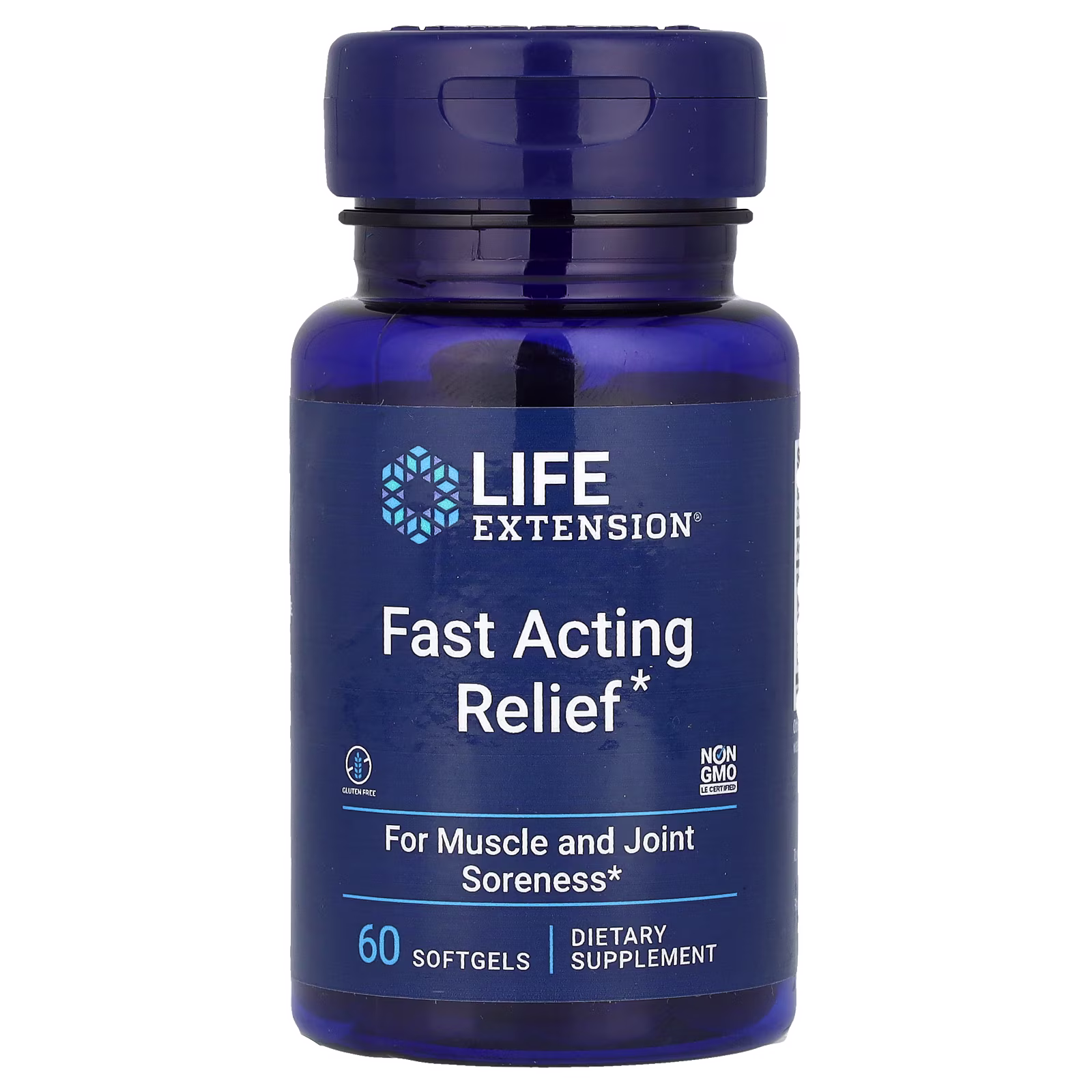 Fast Acting Relief con Curcumina y PEA, 60 cápsulas blandas - Life Extension