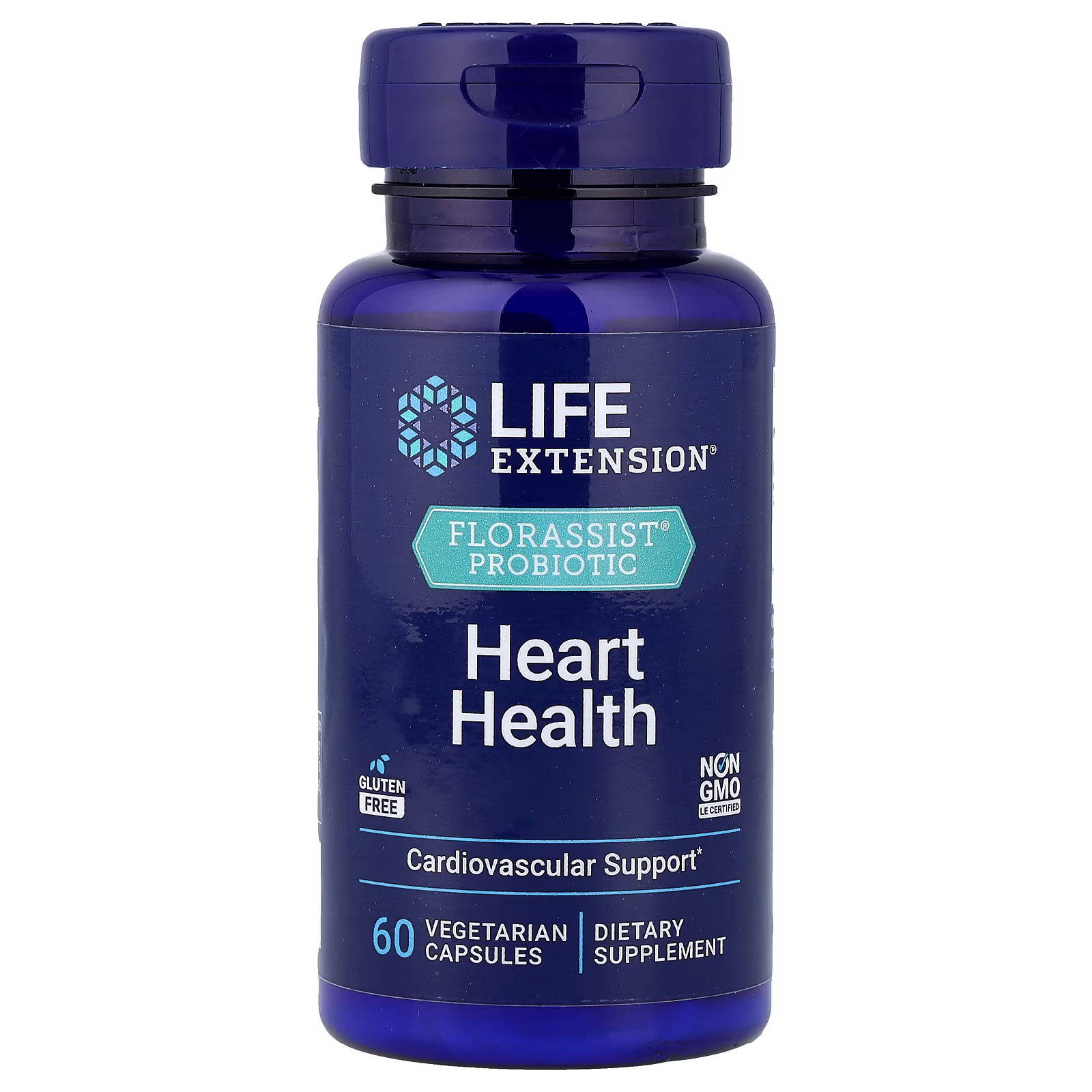 FLORASSIST Probiotic Heart Health L. reuteri NCIMB 30242 — 60 cápsulas — Life Extension
