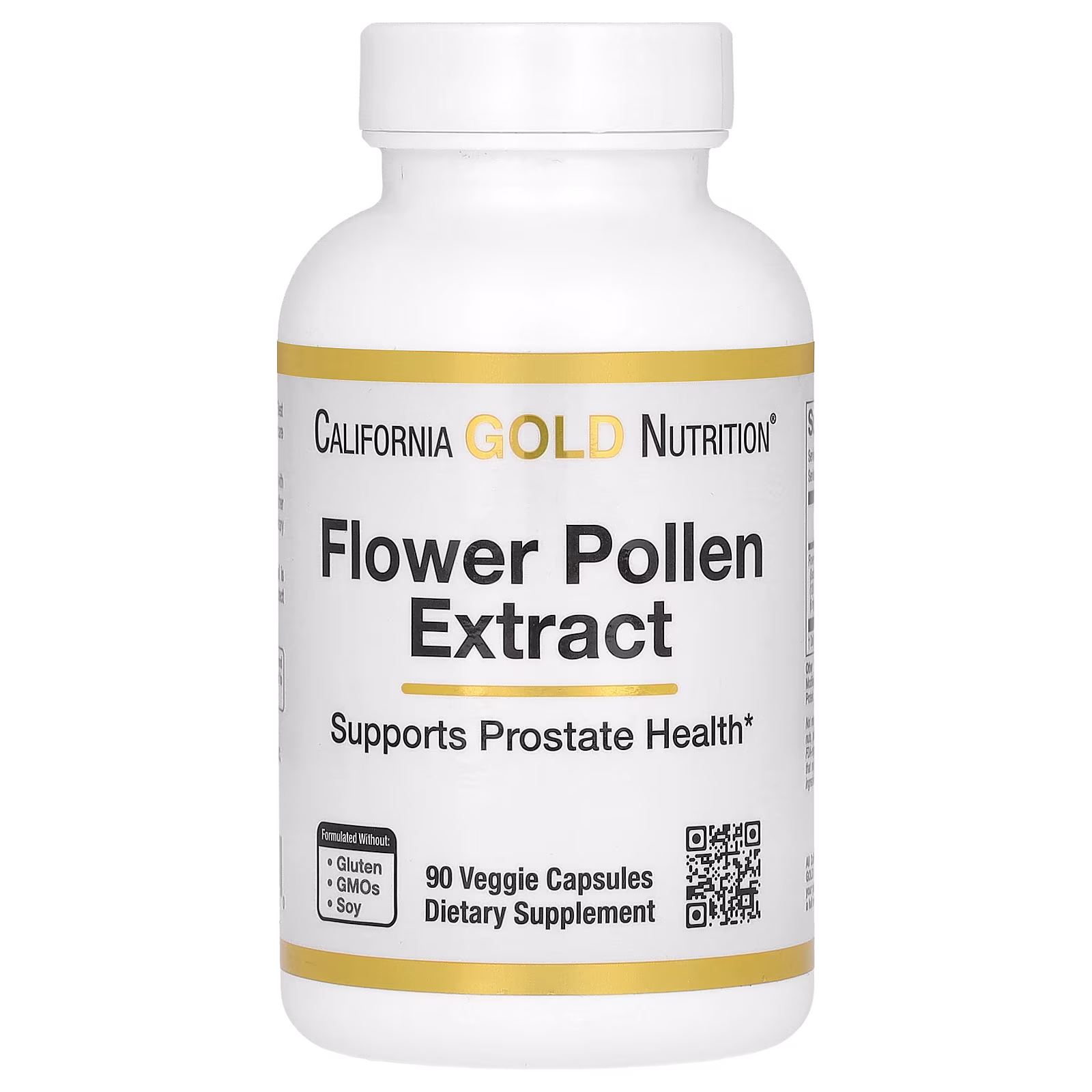 Mezcla de extractos de polen de flor, 90 cápsulas vegetales, California Gold Nutrition