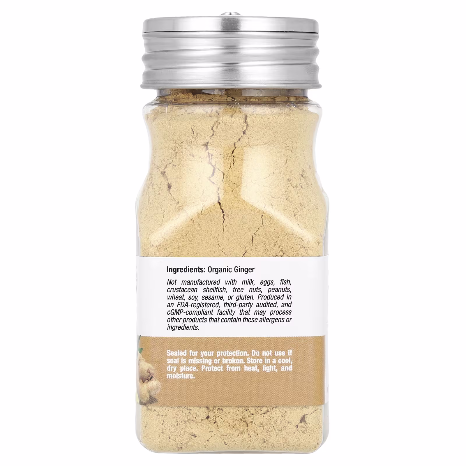 Foods, Jengibre orgánico, Molido, 56 g (2 oz), California Gold Nutrition