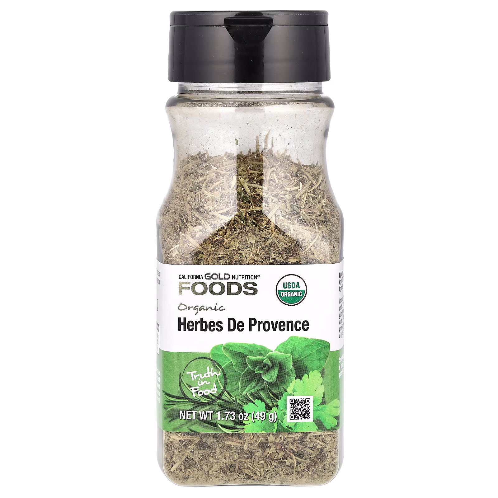 Foods, Hierbas de Provenza orgánicas, 49 g (1,73 oz), California Gold Nutrition