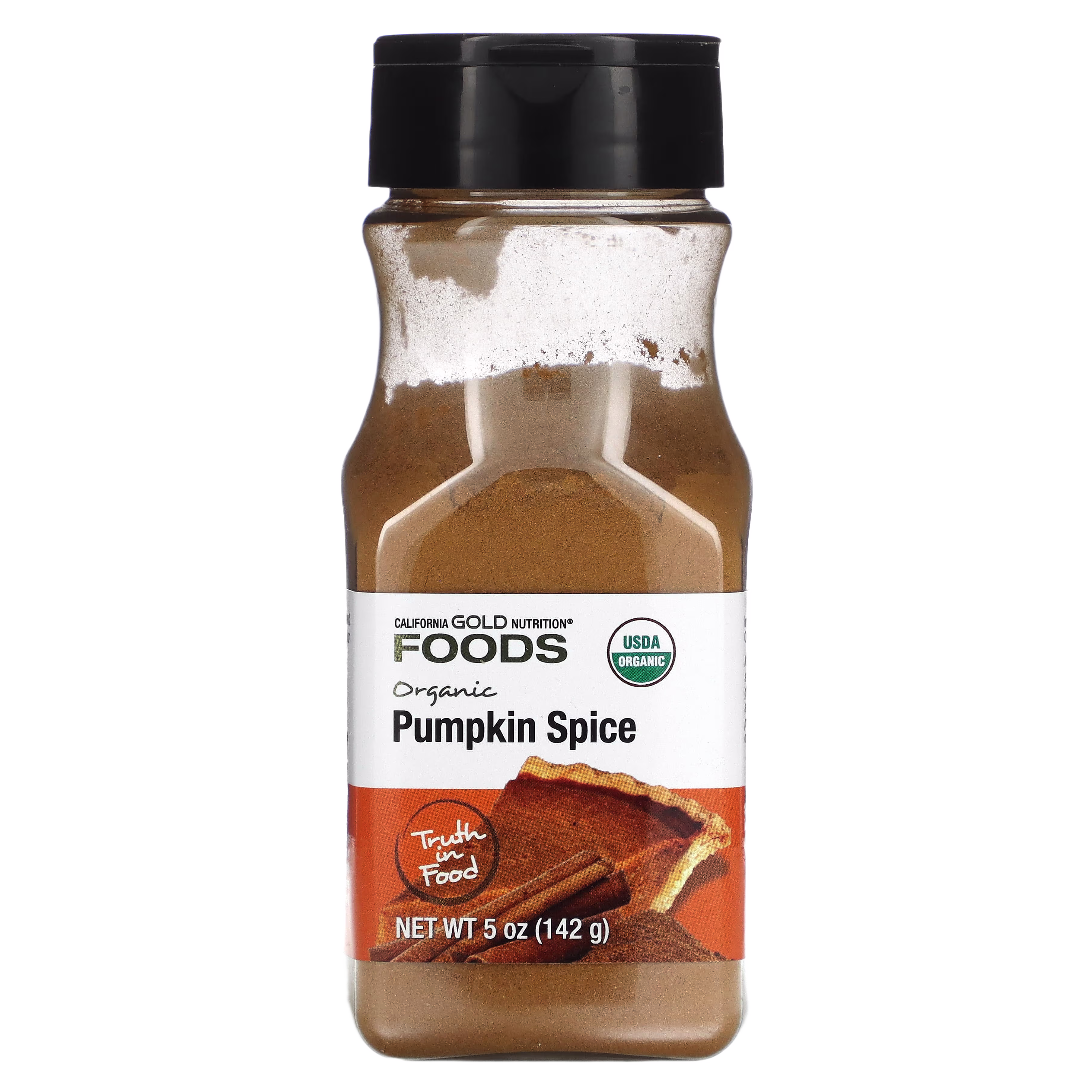 Foods, Especias orgánicas para calabaza, 142 g (5 oz), California Gold Nutrition
