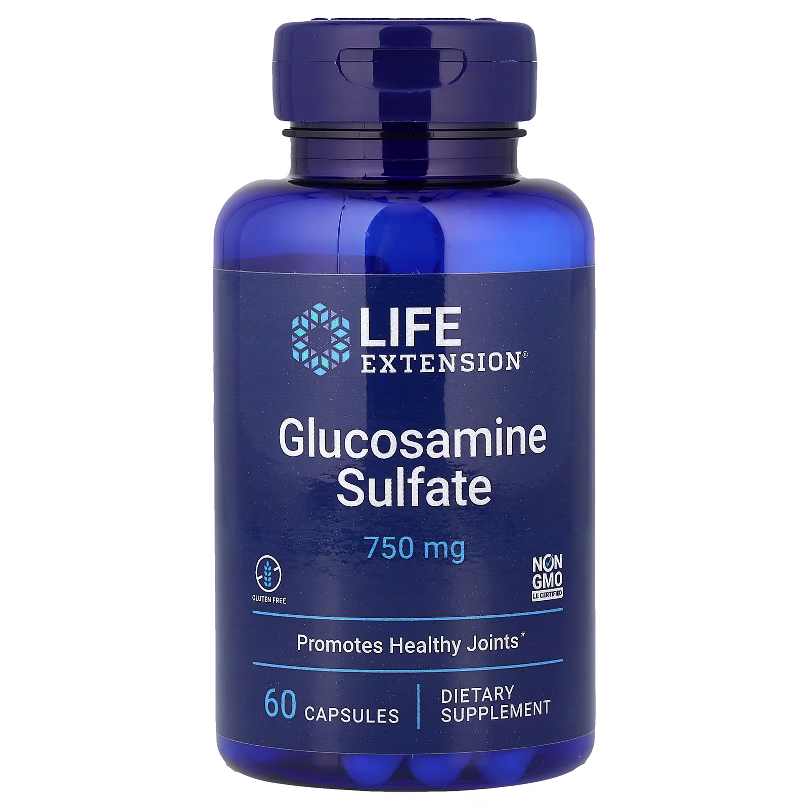 Sulfato de Glucosamina, 60 cápsulas - Life Extension